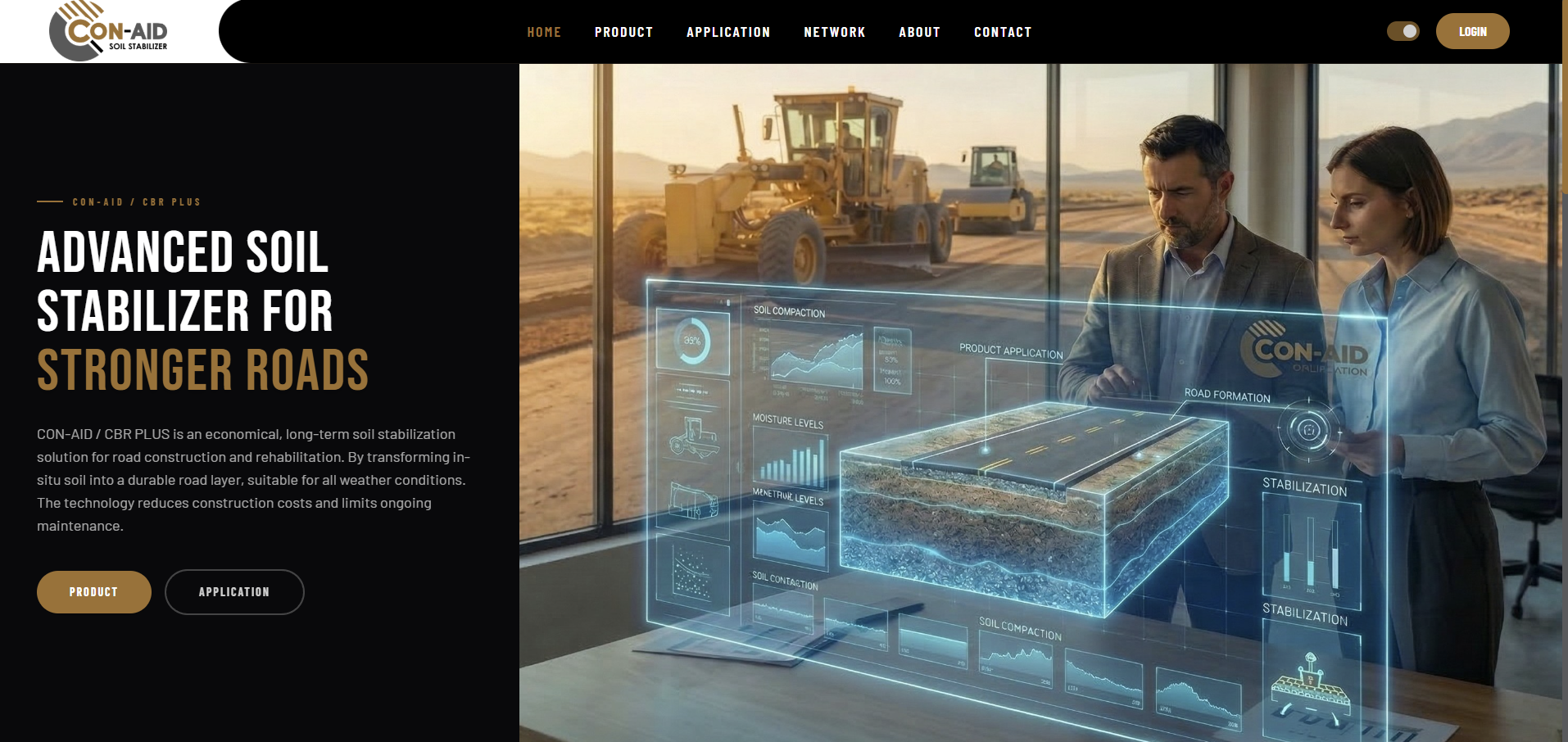 Con-Aid Corporate Website