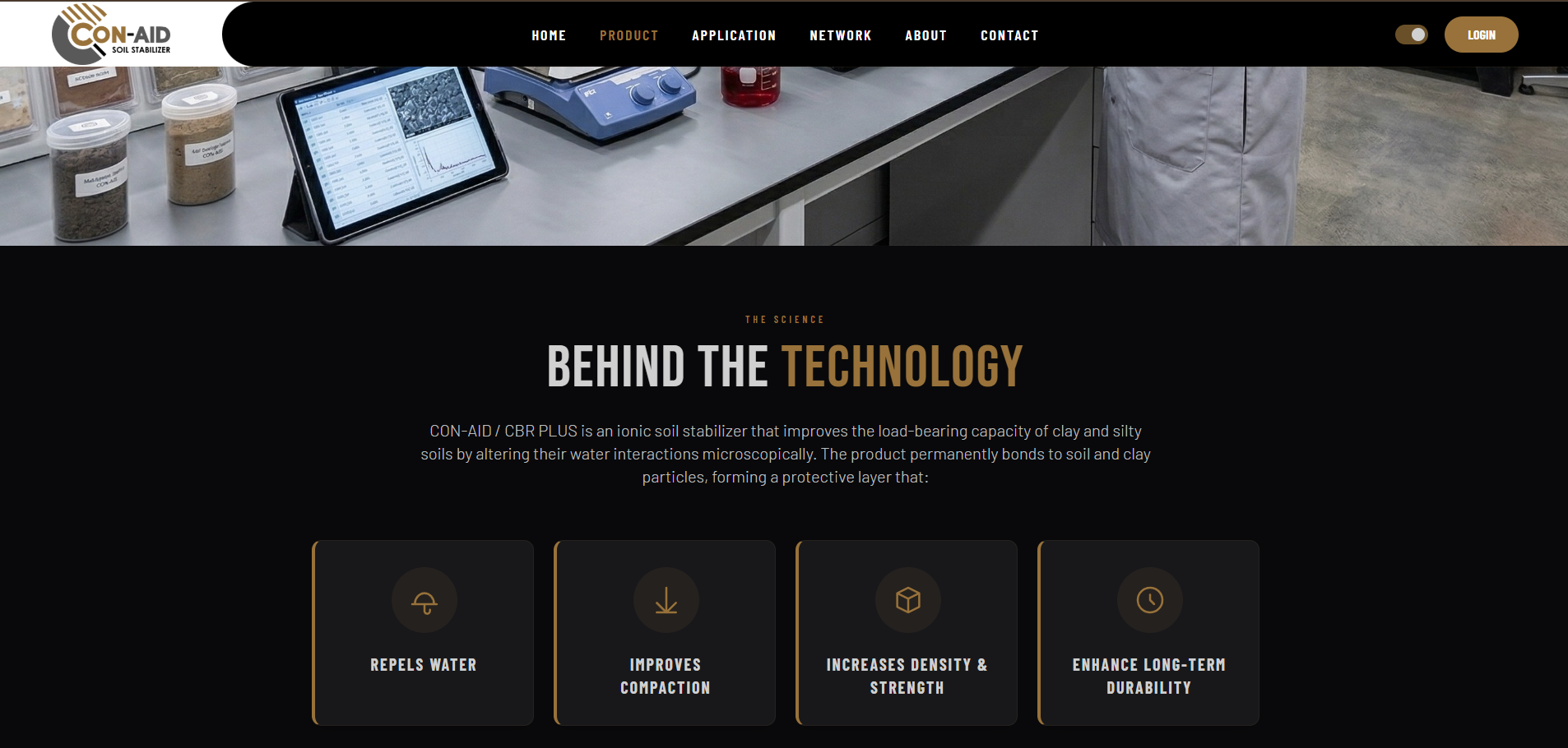 Con-Aid Corporate Website